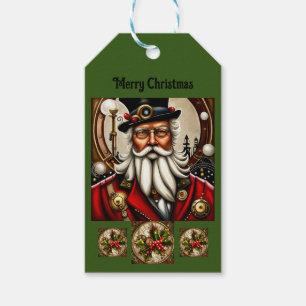 Steampunk Santa Gift Tags