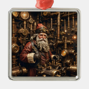 Steampunk Santa Ornament