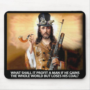 Steampunk Saviour Mouse Mat