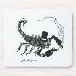 Steampunk Scorpio Mousepad