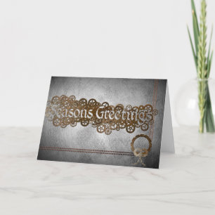 Steampunk - Seasons Greetings Card
