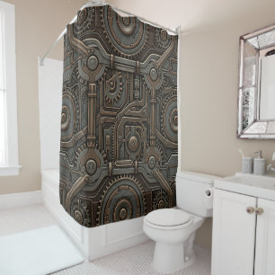 Steampunk Shower Curtain