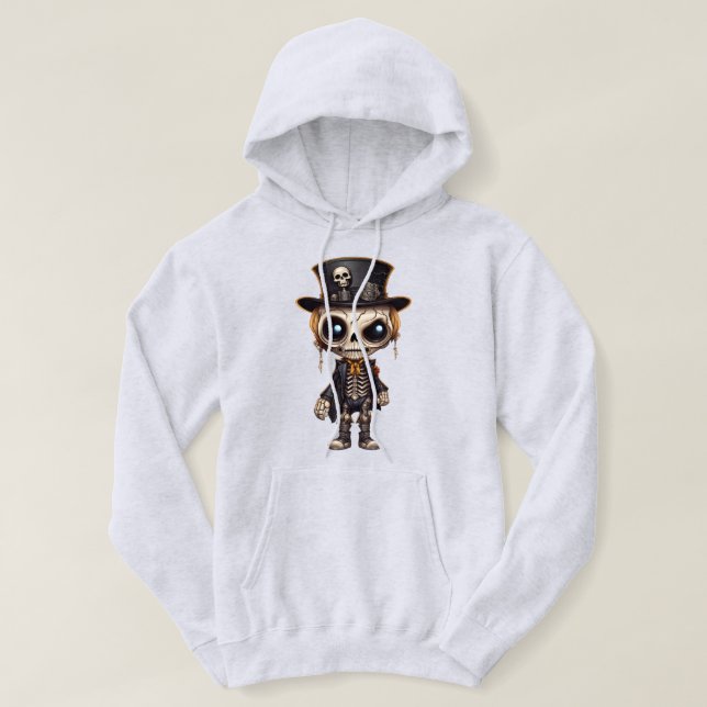 Steampunk Skeleton Hoodie (Design Front)
