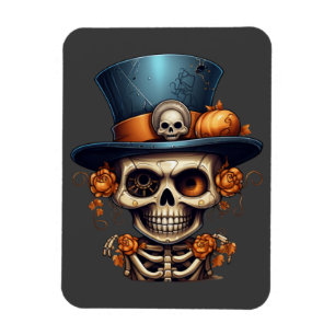 Steampunk Skeleton Magnet