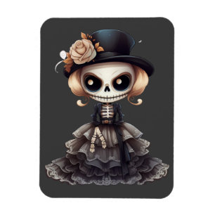 Steampunk Skeleton Magnet