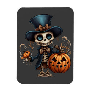 Steampunk Skeleton Magnet