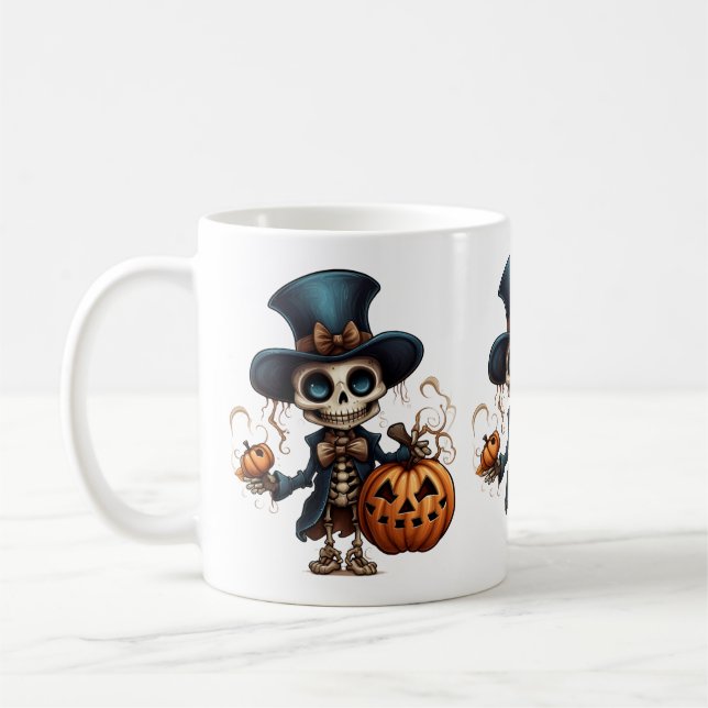 Steampunk Skeleton Mug (Left)