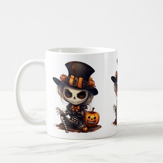 Steampunk Skeleton Mug (Left)