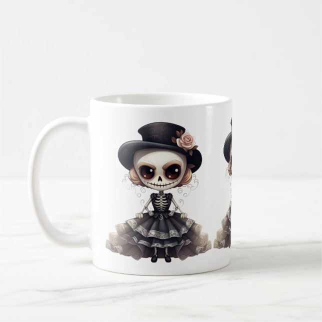 Steampunk Skeleton Mug (Left)