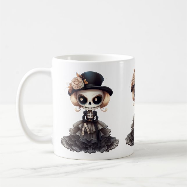 Steampunk Skeleton Mug (Left)