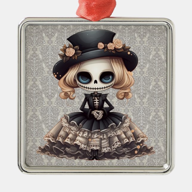 Steampunk Skeleton Ornament (Front)