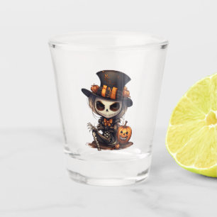 Steampunk Skeleton Shot Glass