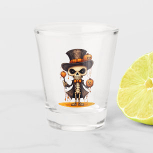 Steampunk Skeleton Shot Glass