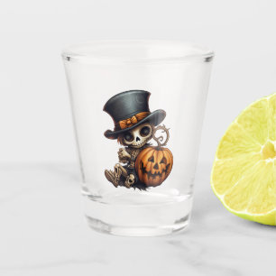 Steampunk Skeleton Shot Glass
