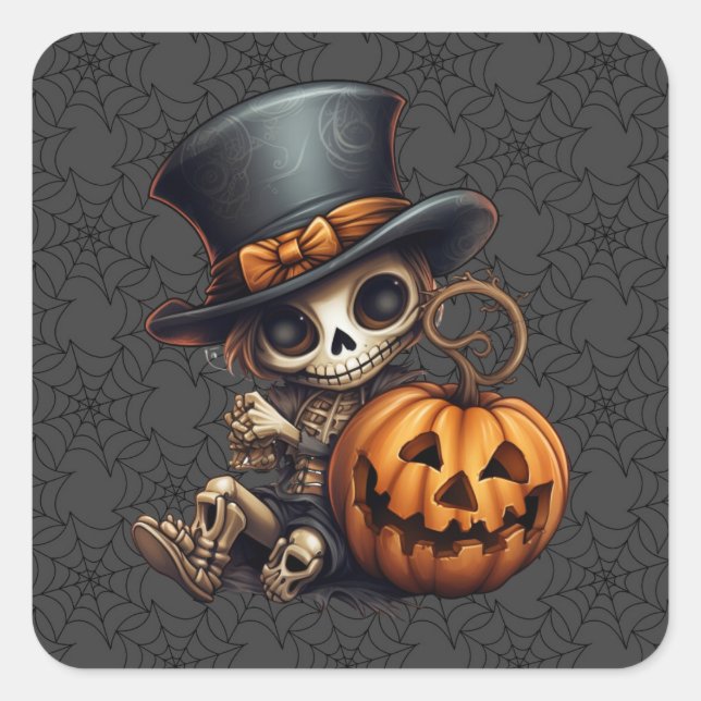 Steampunk Skeleton Stickers (Front)