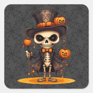 Steampunk Skeleton Stickers