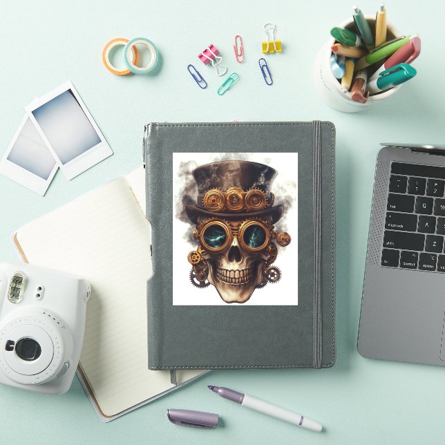 Steampunk Skull Engine (iPad Cover)