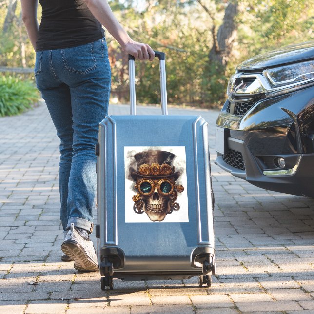 Steampunk Skull Engine (Suitcase Insitu)