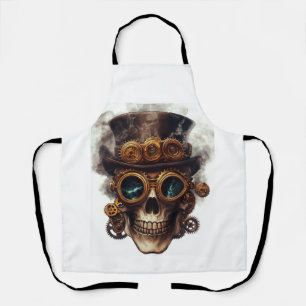 Steampunk Skull Engine Apron