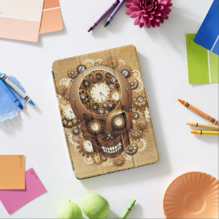 Steampunk Skull Gothic Style iPad Air Cover