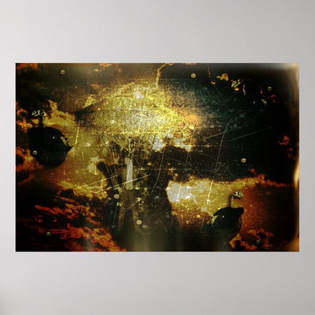 Steampunk Sky Poster (Front)