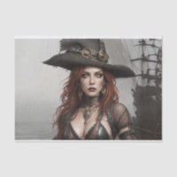 Steampunk Soul Collector Pirate Decoupage | Dark