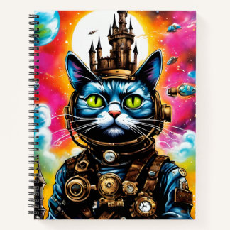 Steampunk Space Cat II Notebook