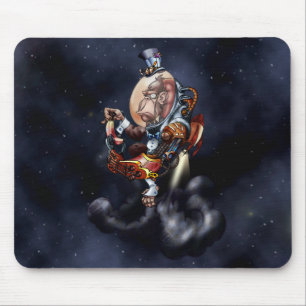 Steampunk Space Chimp Mouse Mat