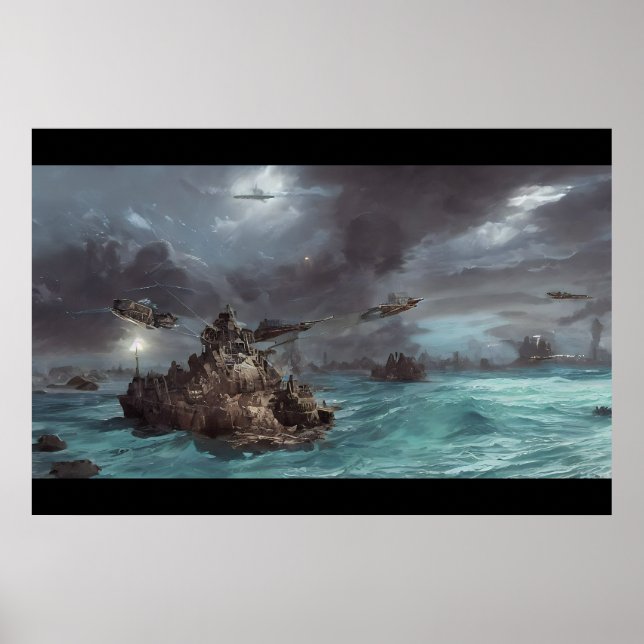 Steampunk Spaceship  Poster (Front)