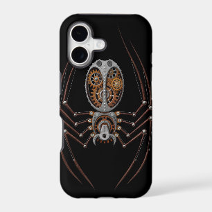 Steampunk Spider, black background