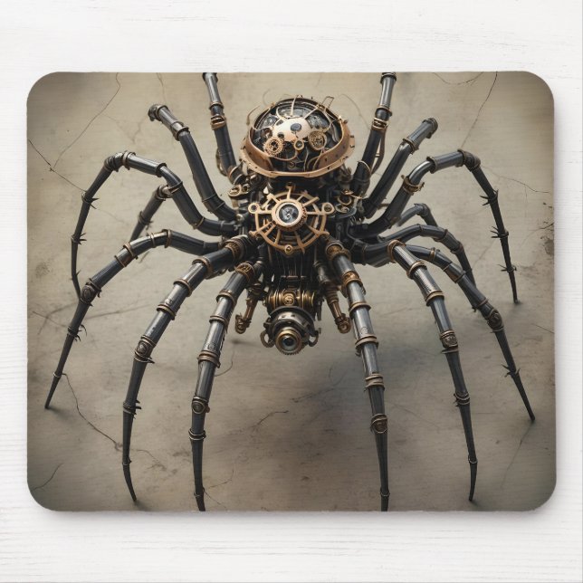 Steampunk Spider Mouse Mat (Front)