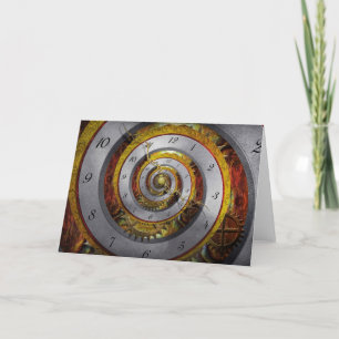 Steampunk - Spiral - Infinite time Card