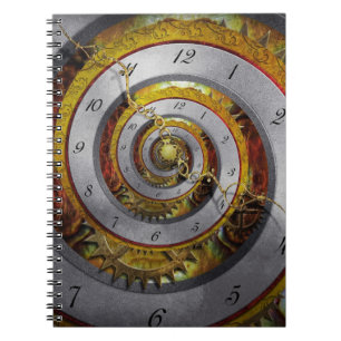 Steampunk - Spiral - Infinite time Notebook