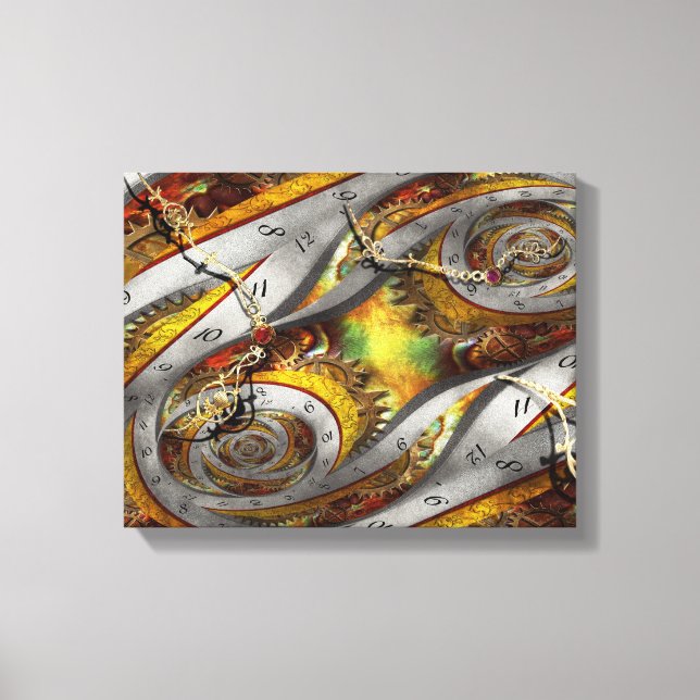 Steampunk - Spiral - Space time continuum Canvas Print (Front)