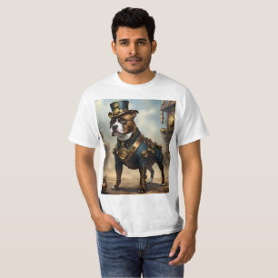 Steampunk Staffordshire Bull Terrier, T-Shirt