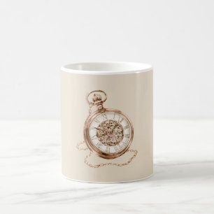 Steampunk Stopwatch Coffee Mug