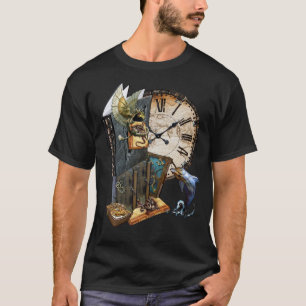 Steampunk-story telling shirt design