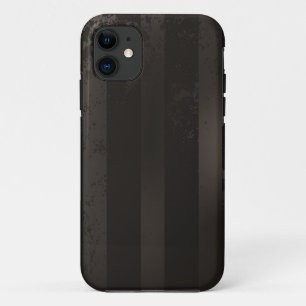 Steampunk striped brown background iPhone 11 case