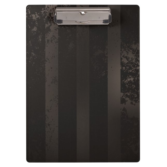 Steampunk striped brown background clipboard (Front)