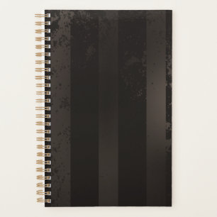 Steampunk striped brown background planner
