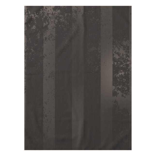 Steampunk striped brown background tablecloth (Front)