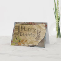 Steampunk style Birthday Greeting