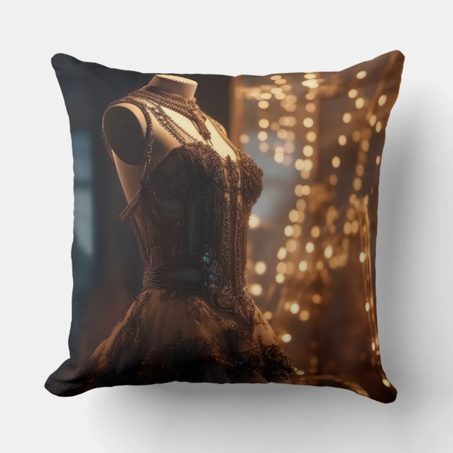 Steampunk Style Dress Cushion (Front)