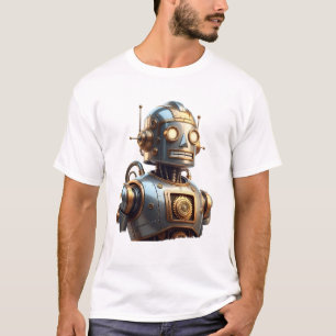 Steampunk Style Robot T-Shirt