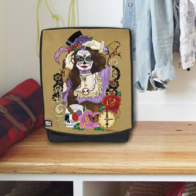 Steampunk Sugar Skull Backpack (Creator Uploaded)