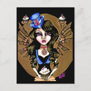 Steampunk Sweetie Postcard