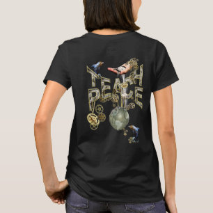 Steampunk Teach peace T-Shirt