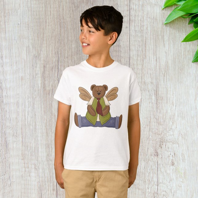 Steampunk Teddy Bear with Fairy Wings  T-Shirt (Creator Uploaded)
