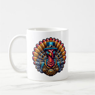 Steampunk Thanksgiving Turkey Coffee Mug