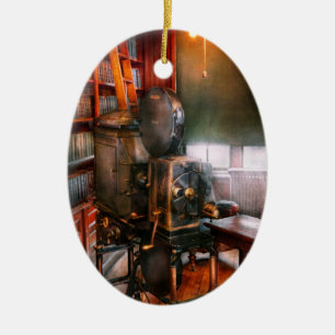 Steampunk - The Golden age of Cinema Ceramic Tree Decoration